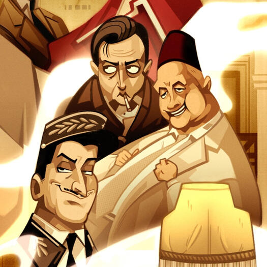 Stylization of the real people/actors Example